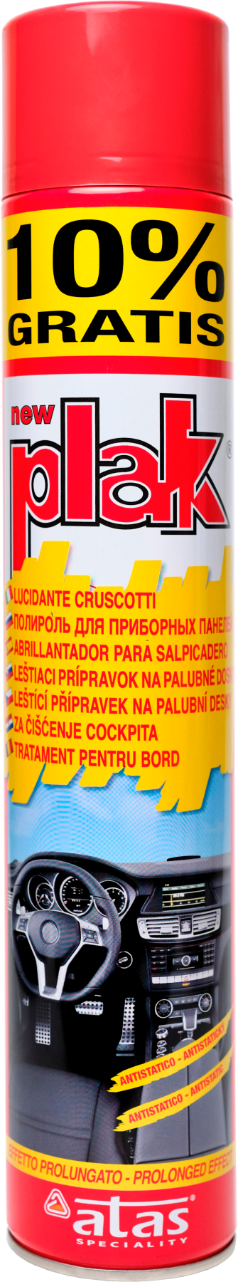 PLAK Полироль-реставратор пластика Гранат (аэрозоль) 750 мл.
