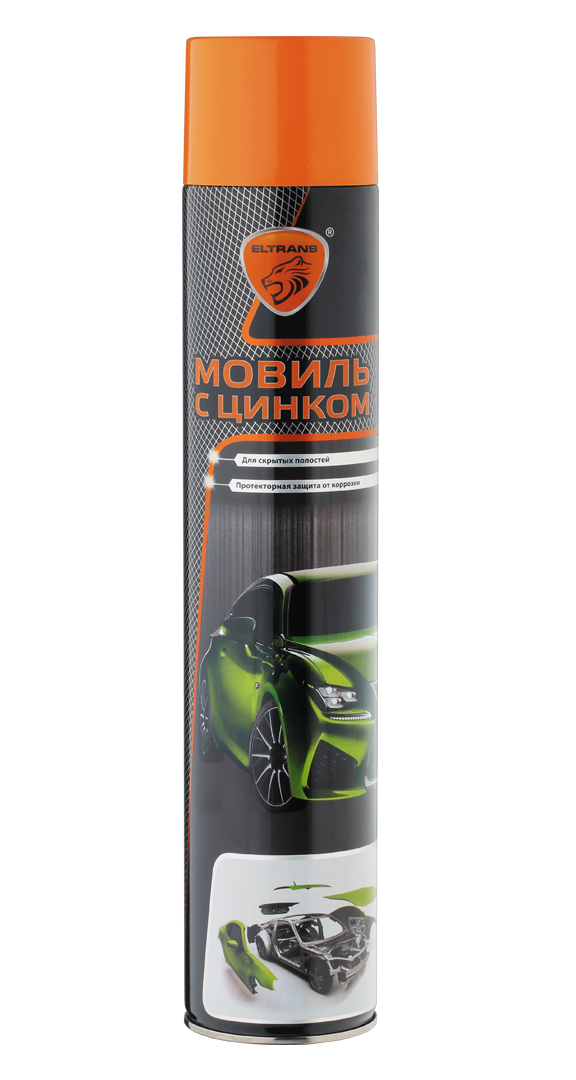 ELTRANS Автоконсервант порогов "Мовиль с Цинком" 1000 мл.(аэрозоль)