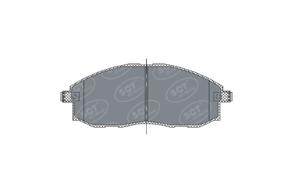 SCT SP 324 Тормозные колодки (комплект 4 шт.) SP324