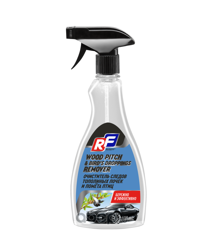 14357N RUSEFF Очиститель следов тополиных  почек и помёта птиц (500 мл)
