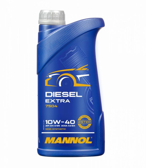 7504 MANNOL DIESEL EXTRA 10W40 1 л. Полусинтетическое моторное масло 10W-40