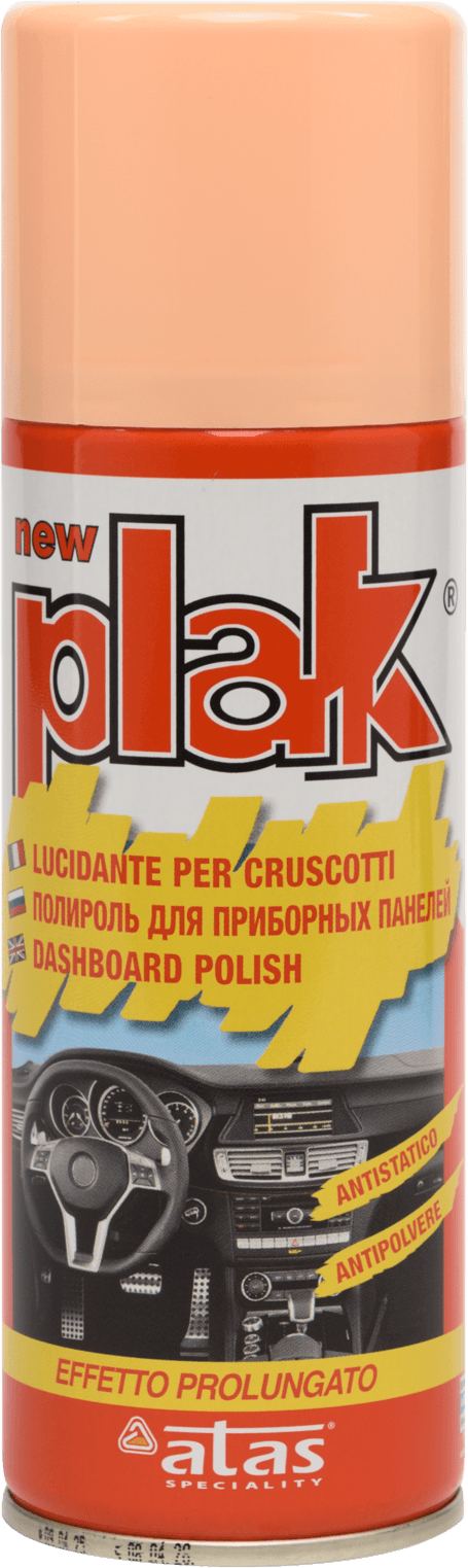 PLAK Полироль-реставратор пластика Персик (аэрозоль) 200 мл.