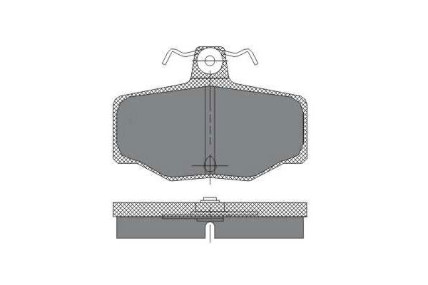 SCT SP 224 Тормозные колодки (комплект 4 шт.) SP224