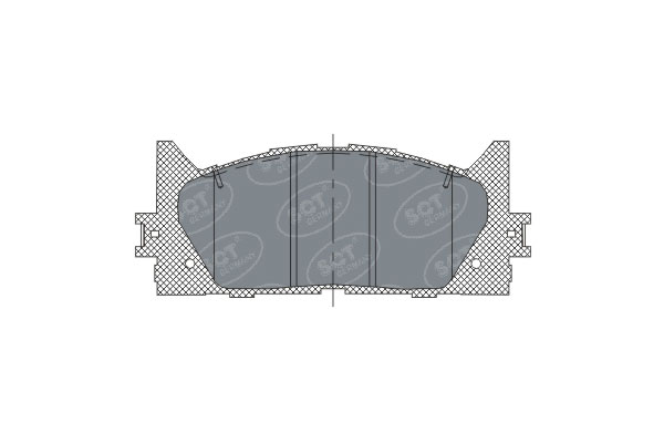 SCT SP 325 Тормозные колодки (комплект 4 шт.) SP325