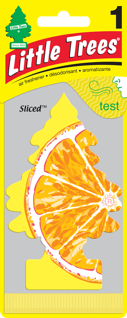 LITTLE TREES Ароматизатор Ёлочка  "Сочный Цитрус" (Sliced)