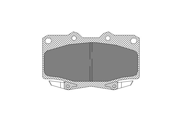 SCT SP 230 Тормозные колодки (комплект 4 шт.) SP230