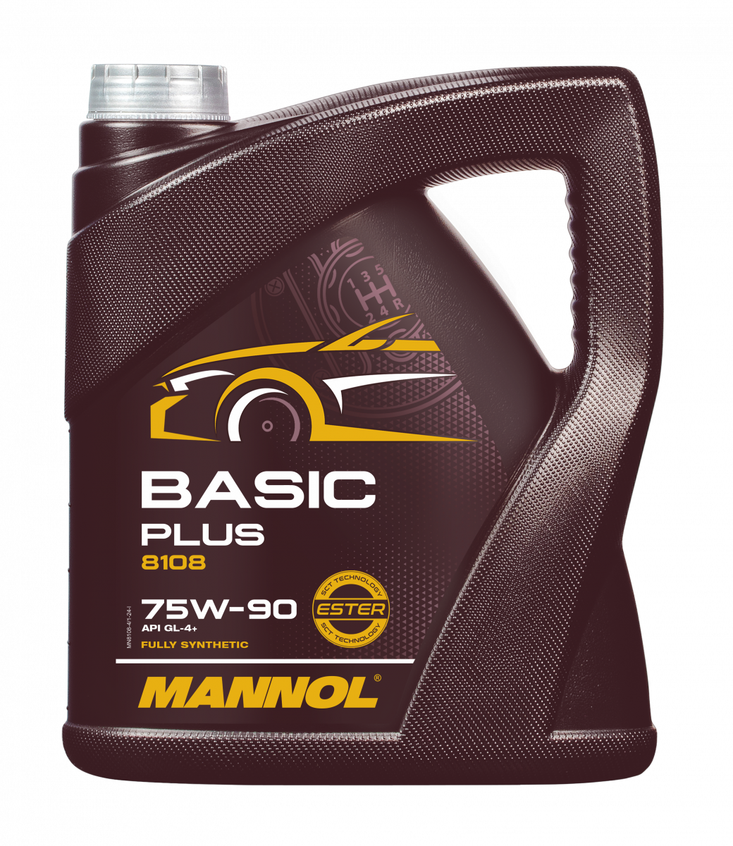 8108 MANNOL BASIC PLUS GETRIEBEOEL 75W90 4 л. Синтетическое трансмиссионное масло 75W-90