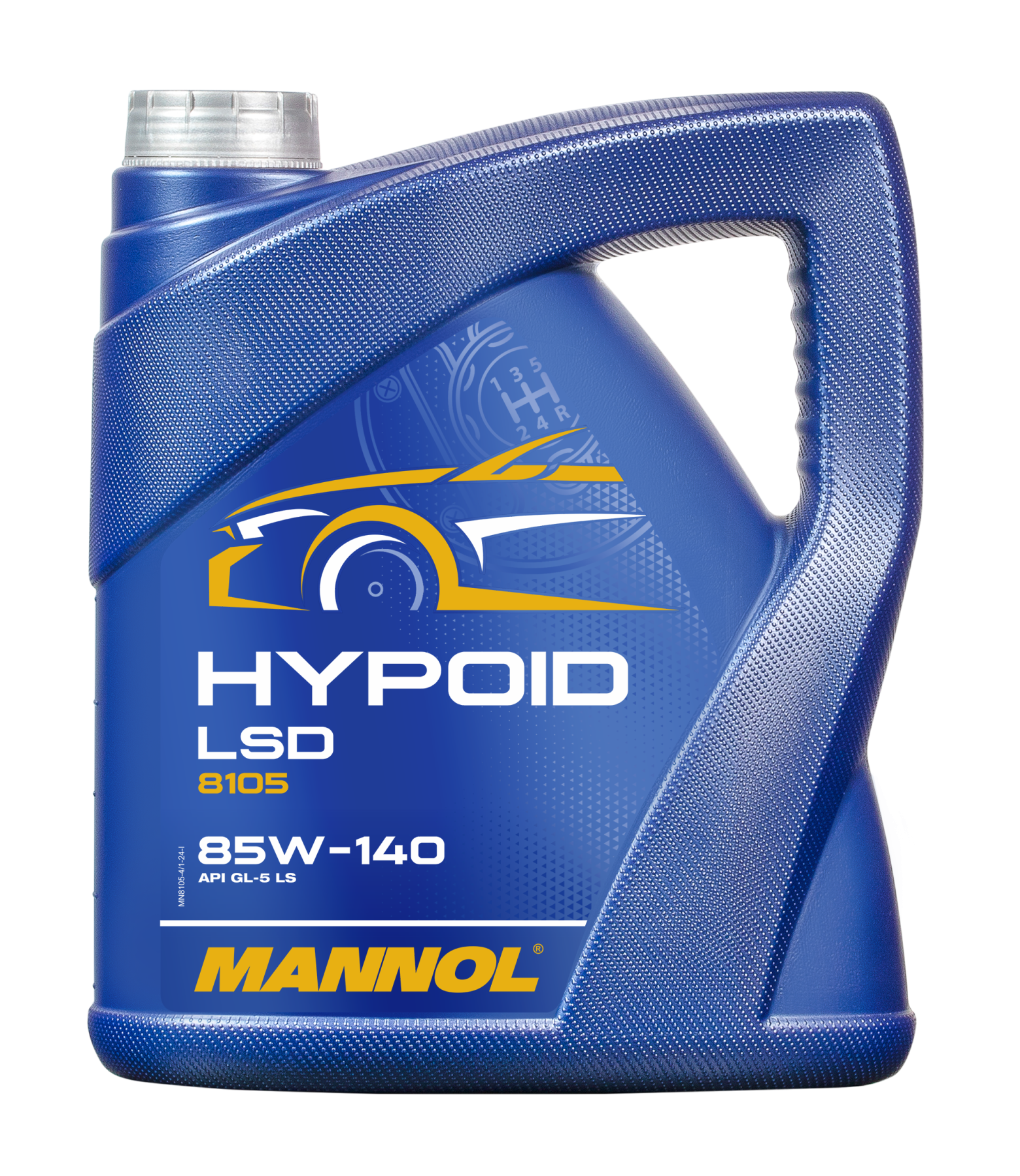 8105 MANNOL HYPOID LSD 85W140 4 л. Минеральное трансмисионное масло 85W-140