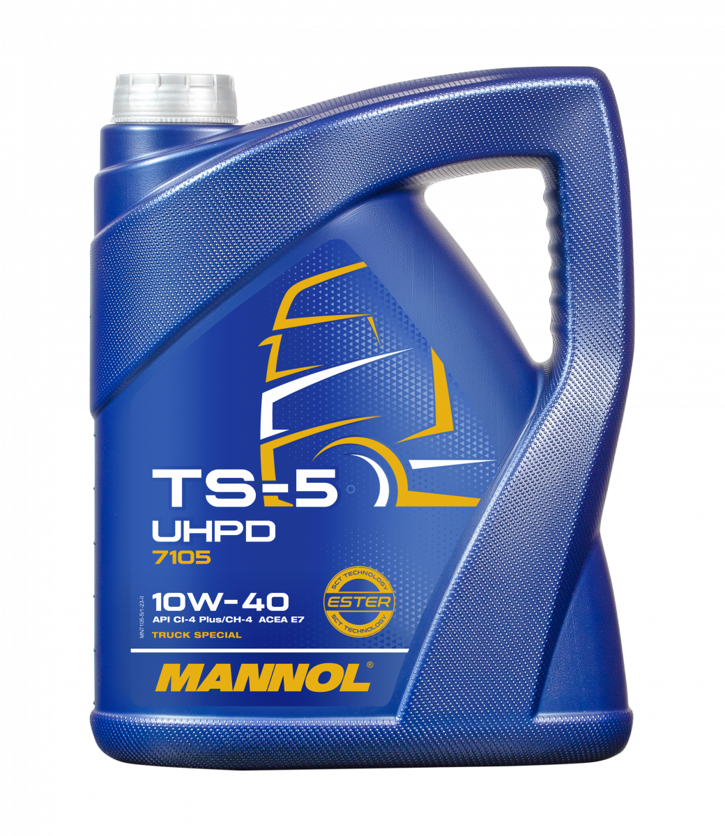 7105 MANNOL TS-5 UHPD 10W40 5 л. Полусинтетическое моторное масло 10W-40