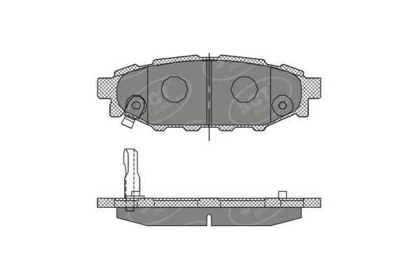 SCT SP 395 Тормозные колодки (комплект 4 шт.) SP395