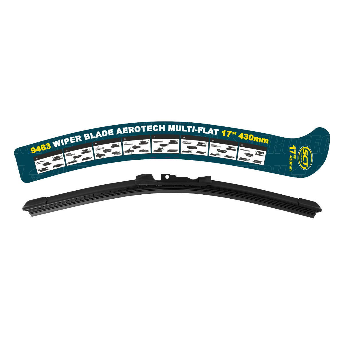 9463 SCT AEROTECH MULTI-FLAT 17" 430 mm. Щетка стеклоочистителя