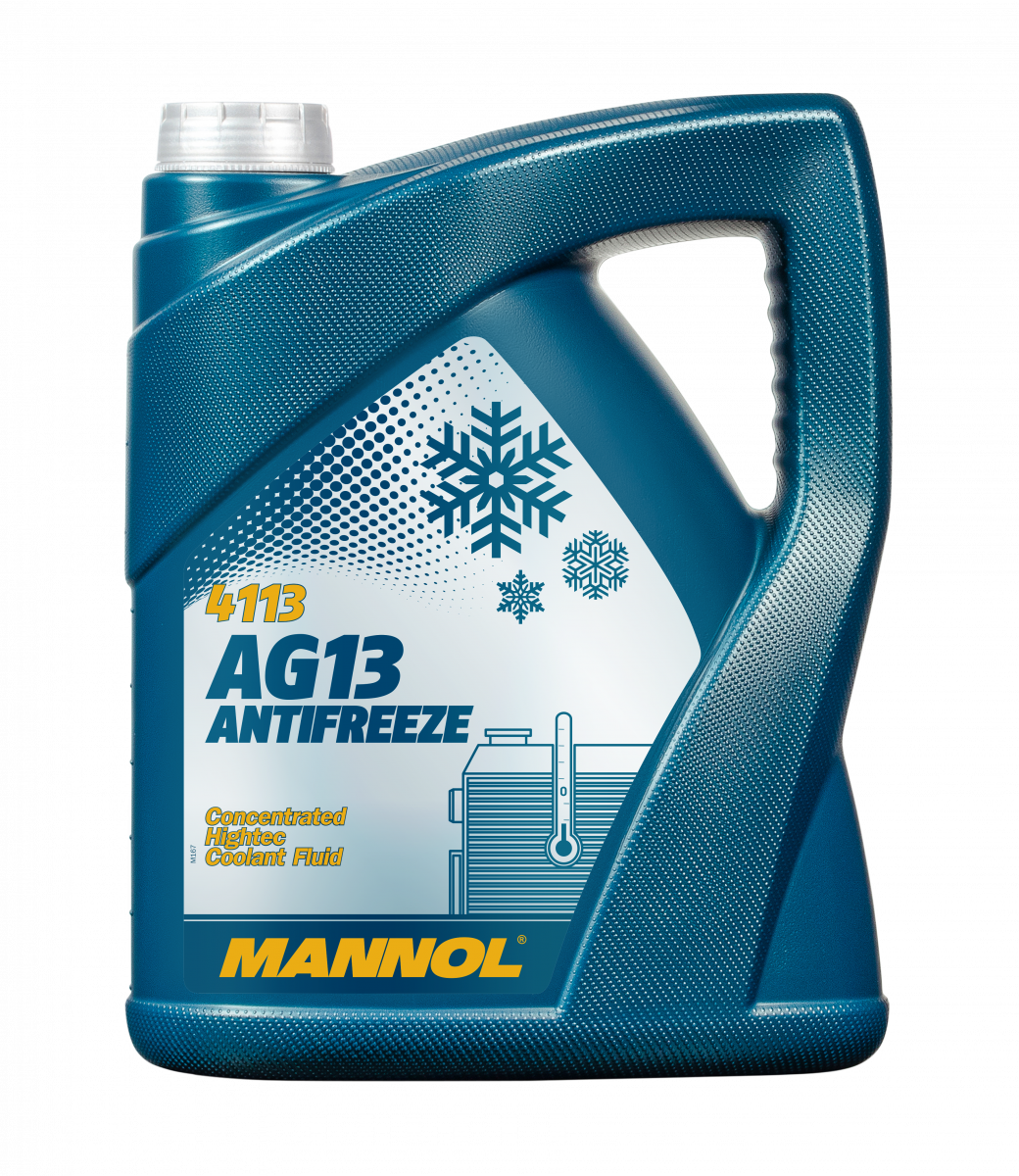 4113 MANNOL ANTIFREEZE AG13 HIGHTEC 5 л. Концентрат антифриз зеленый
