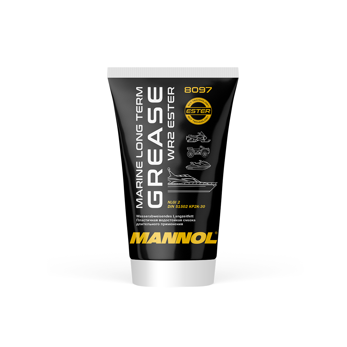8026 MANNOL WR-2 MARINE LONG TERM GREASE 100 гр. Пластичная водостойкая смазка