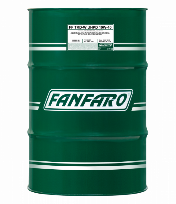 6105 FANFARO TRD-5 UHPD 10W40 208 л. Полусинтетическое моторное масло 10W-40