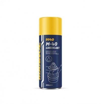 9940 MANNOL M-40 LUBRICANT 400 мл. Антикоррозийное очищающее средство (аэрозоль) 