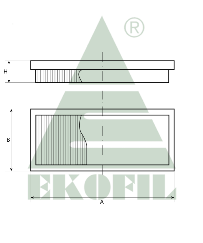 EKO-04.44K EKOFIL Салонный фильтр (угольный) EKO0444K