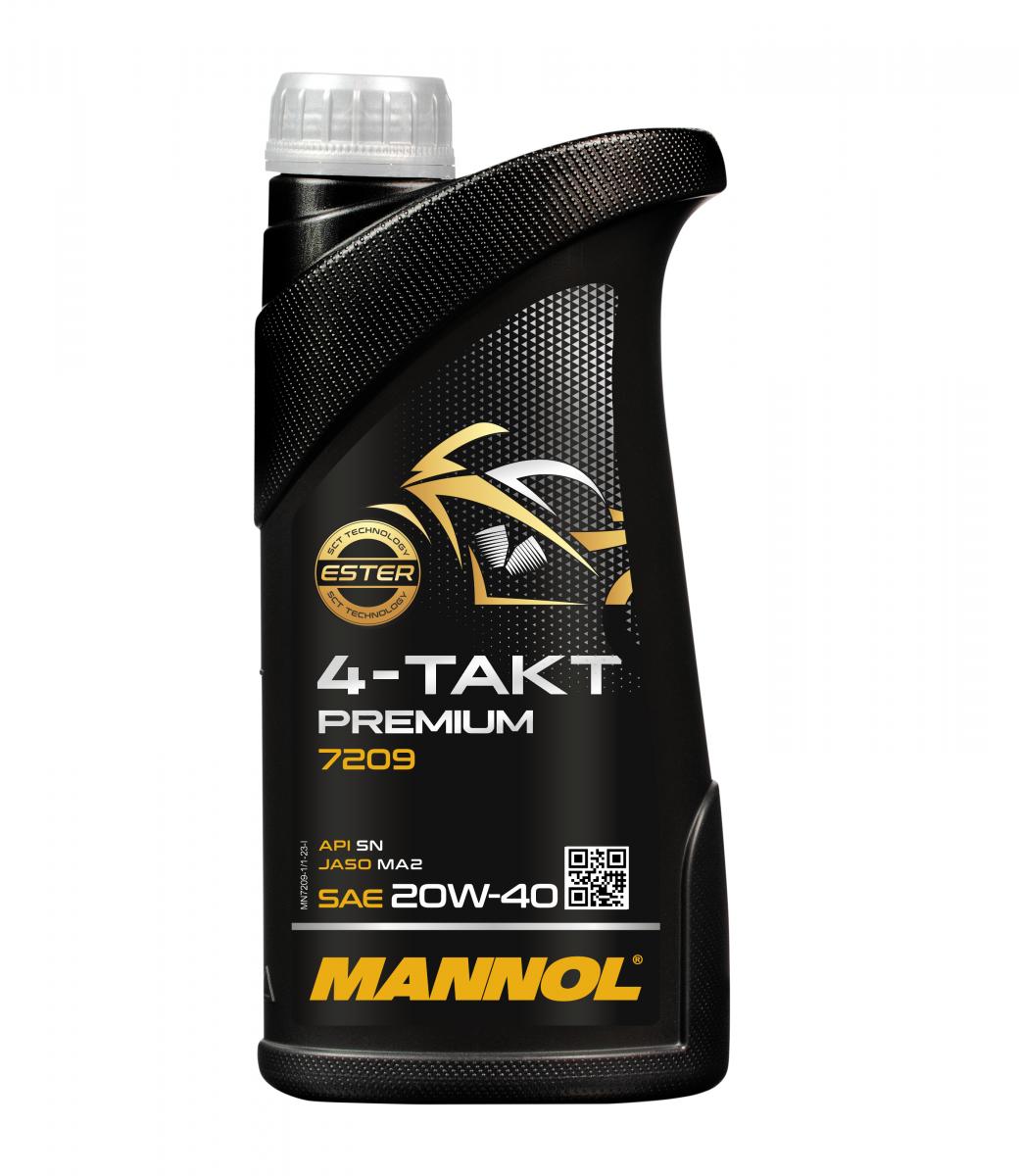 7209 MANNOL 4-TAKT PREMIUM 20W40 1 л. Синтетическое моторное масло 20W-40