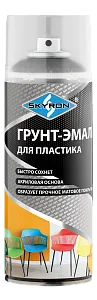 SKYRON Грунт-эмаль для пластика "ГРАФИТ" (аэрозоль) 520 мл.