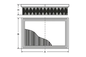 SCT SB 2414 Воздушный фильтр SB2414