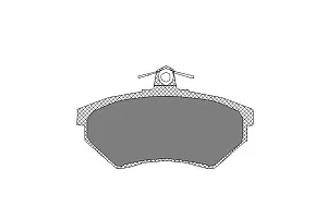 SCT SP 110 Тормозные колодки (комплект 4 шт.) SP110