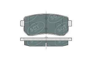 SCT SP 380 Тормозные колодки (комплект 4 шт.) SP380