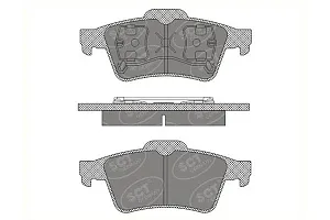 SCT SP 606 Тормозные колодки (комплект 4 шт.) SP606