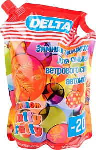 DELTA Жидкость незамерзающая ТУТТИ ФРУТТИ - 20°С 3 л. Дойпак 
