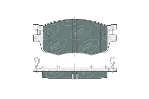 SCT SP 379 Тормозные колодки (комплект 4 шт.) SP379