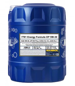 7701 MANNOL ENERGY FORMULA OP 5W30 20 л. 