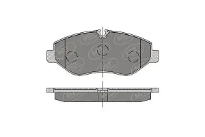 SCT SP 407 Тормозные колодки (комплект 4 шт.) SP407