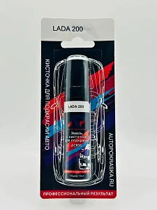 Эмаль с кисточкой для подкраски LADA 200 белая 12 мл