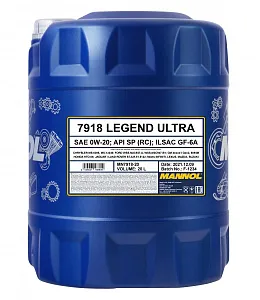 7918 MANNOL LEGEND ULTRA  0W20 20 л. 
