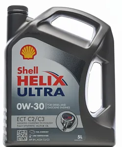 SHELL HELIX ULTRA ECT C2/C3 0W30 5 л.