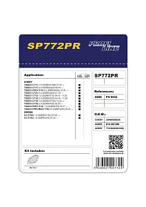 SCT SP 772 Тормозные колодки (комплект 4 шт.) SP772