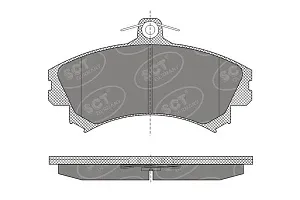 SCT SP 602 Тормозные колодки (комплект 4 шт.) SP602