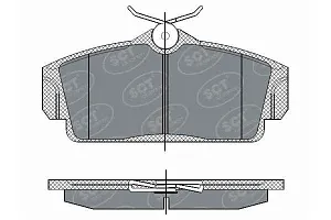 SCT SP 269 Тормозные колодки (комплект 4 шт.) SP269