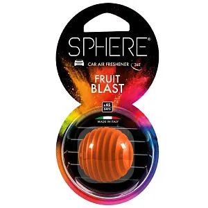 DRIVE INT LITTLE JOE SPHERE FRUIT BLAST (ФРУКТЫ). Автомобильный освежитель воздуха