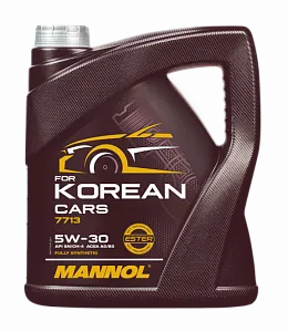 7713 MANNOL FOR KOREAN CARS A5/B5 5W30 4 л.
