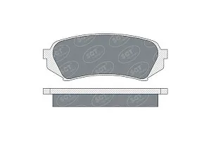 SCT SP 307 Тормозные колодки (комплект 4 шт.) SP307