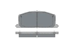 SCT SP 118 Тормозные колодки (комплект 4 шт.) SP118