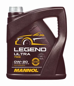 7918 MANNOL LEGEND ULTRA 0W-20 4 л.