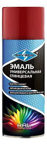 SKYRON Эмаль универсальная акриловая "ВИШНЕВАЯ" (RAL 3003) (аэрозоль) 520 мл.