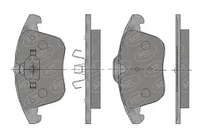 SCT SP 471 Тормозные колодки (комплект 4 шт.) SP471