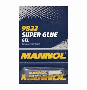 9822 MANNOL SUPER GLUE GEL 3 гр.