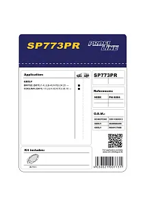 SCT SP 773 Тормозные колодки (комплект 4 шт.) SP773