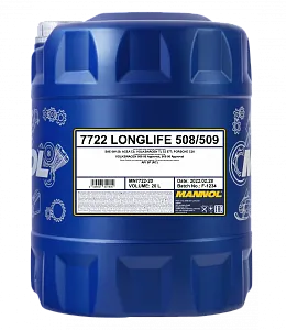 7722 MANNOL LONGLIFE 508/509 0W20 20 л.