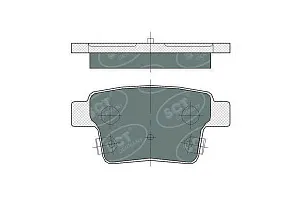 SCT SP 375 Тормозные колодки (комплект 4 шт.) SP375