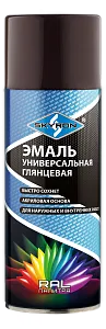 SKYRON Эмаль универсальная акриловая "ШОКОЛАДНО-КОРИЧНЕВАЯ" (RAL 8017) (аэрозоль) 520 мл.