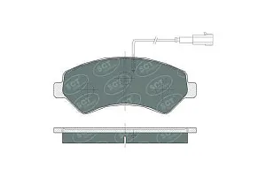 SCT SP 387 Тормозные колодки (комплект 4 шт.) SP387
