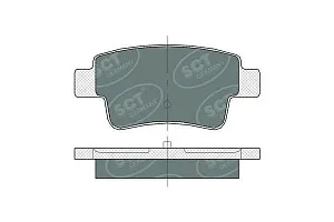 SCT SP 378 Тормозные колодки (комплект 4 шт.) SP378